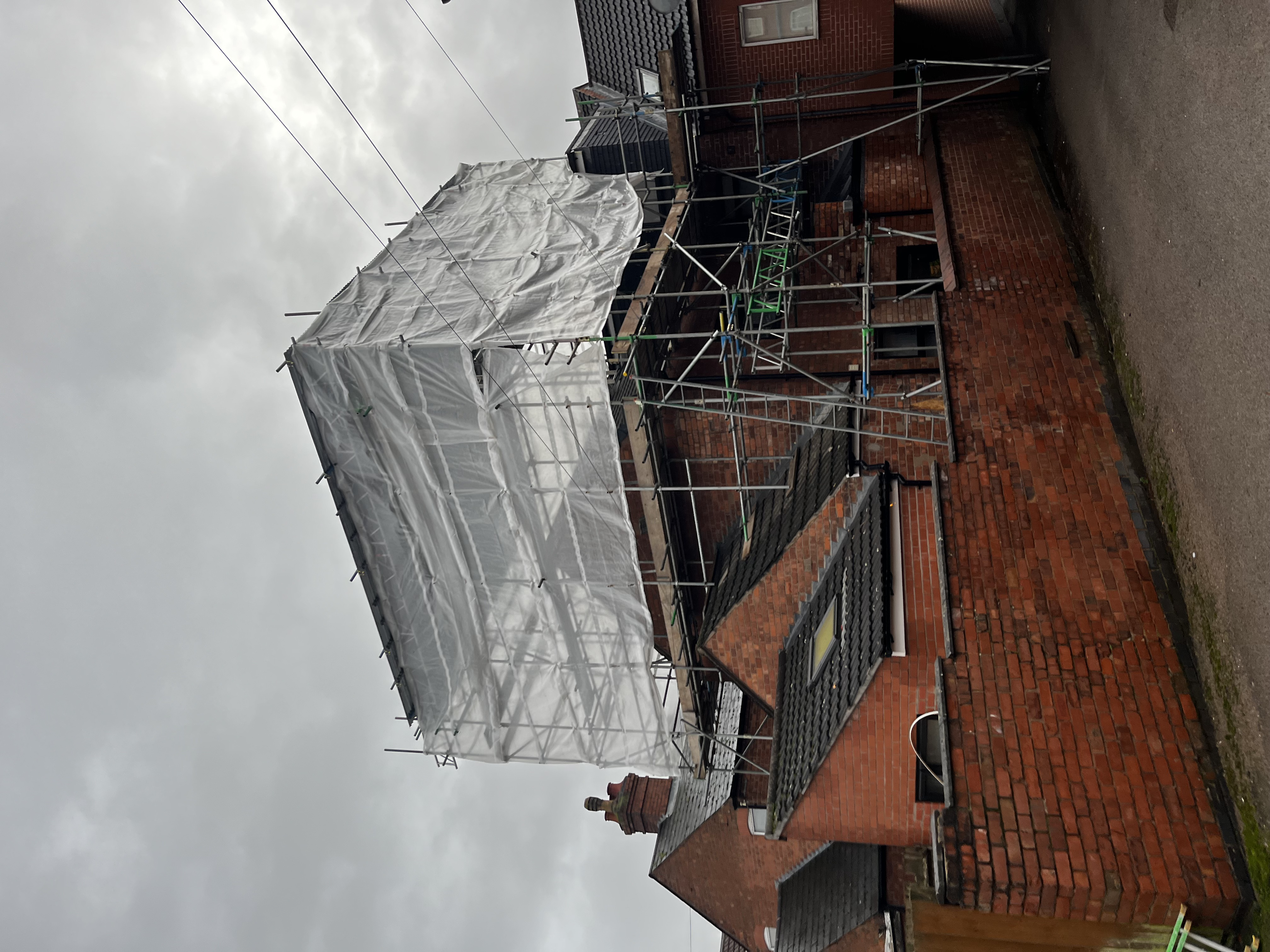 Scaffold project example 1 in Lichfield