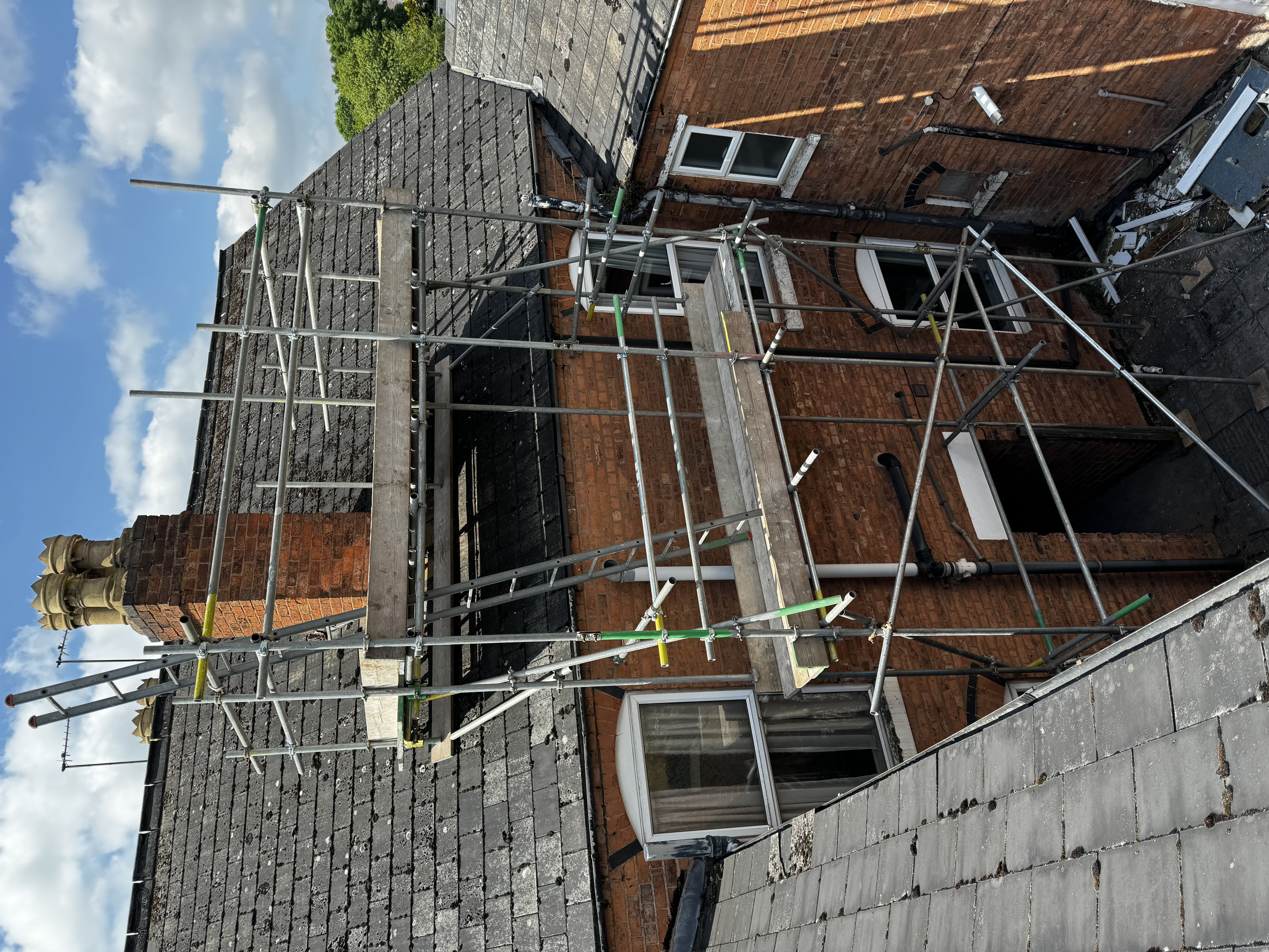 Scaffold project example 3 in the West Midlands