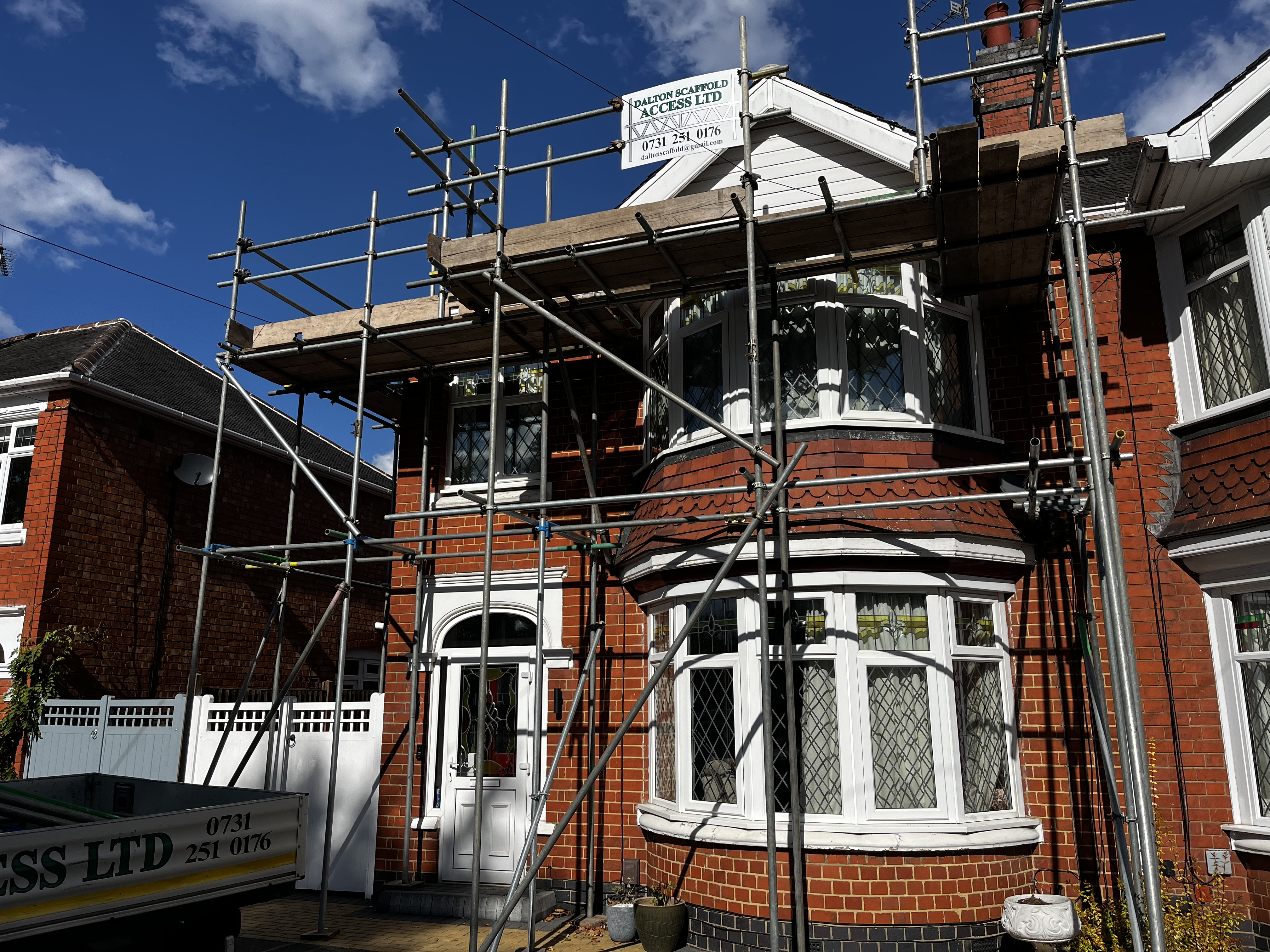 Scaffold project example 4 in the West Midlands